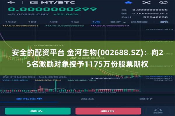 安全的配资平台 金河生物(002688.SZ)：向25名激励对象授予1175万份股票期权